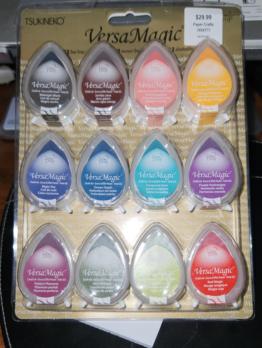 VersaMagic Multicolor Dew Drop Ink Pad Set - Assorted Chalk Inks